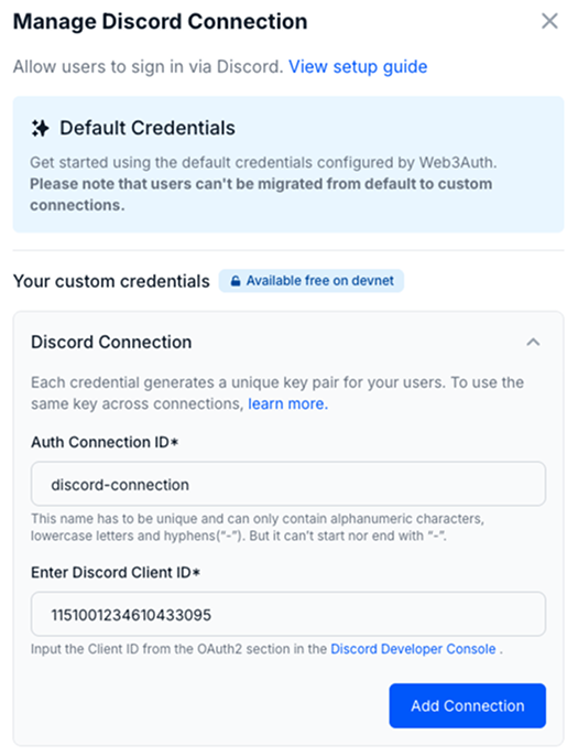 Discord Connection